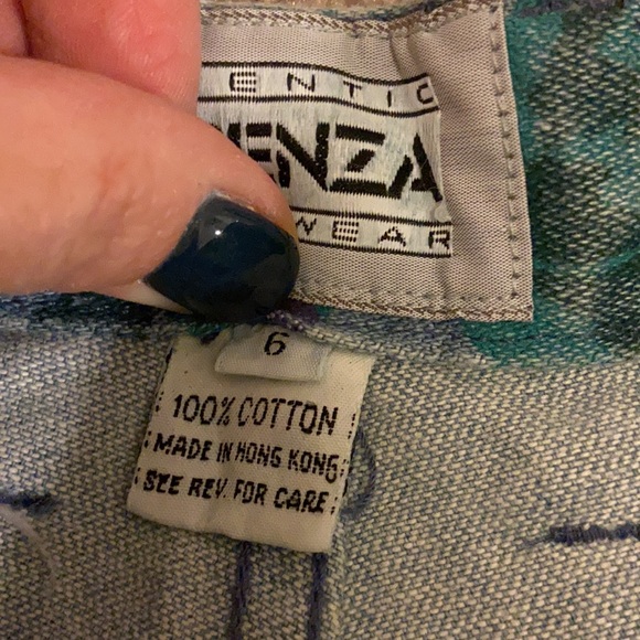 *VINTAGE* Forenza floral denim jeans - Picture 5 of 8